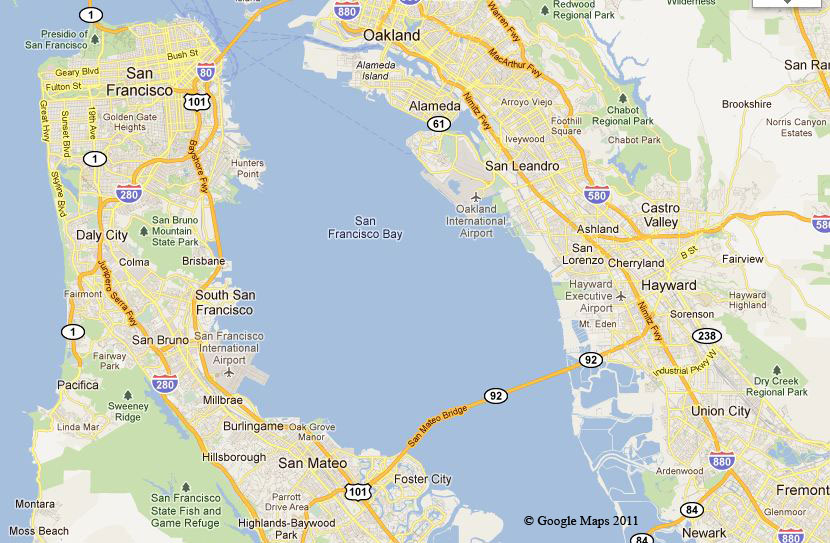 Bay Area Map